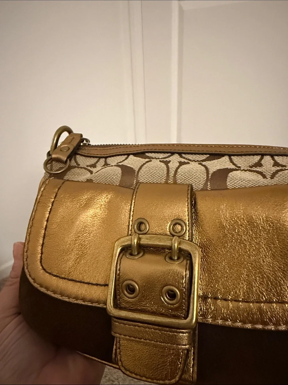 Coach stylish metallic